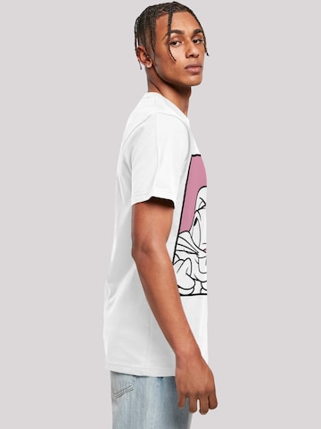 F4NT4STIC Shirt 'Looney Tunes Bugs Bunny Adore' in Wit
