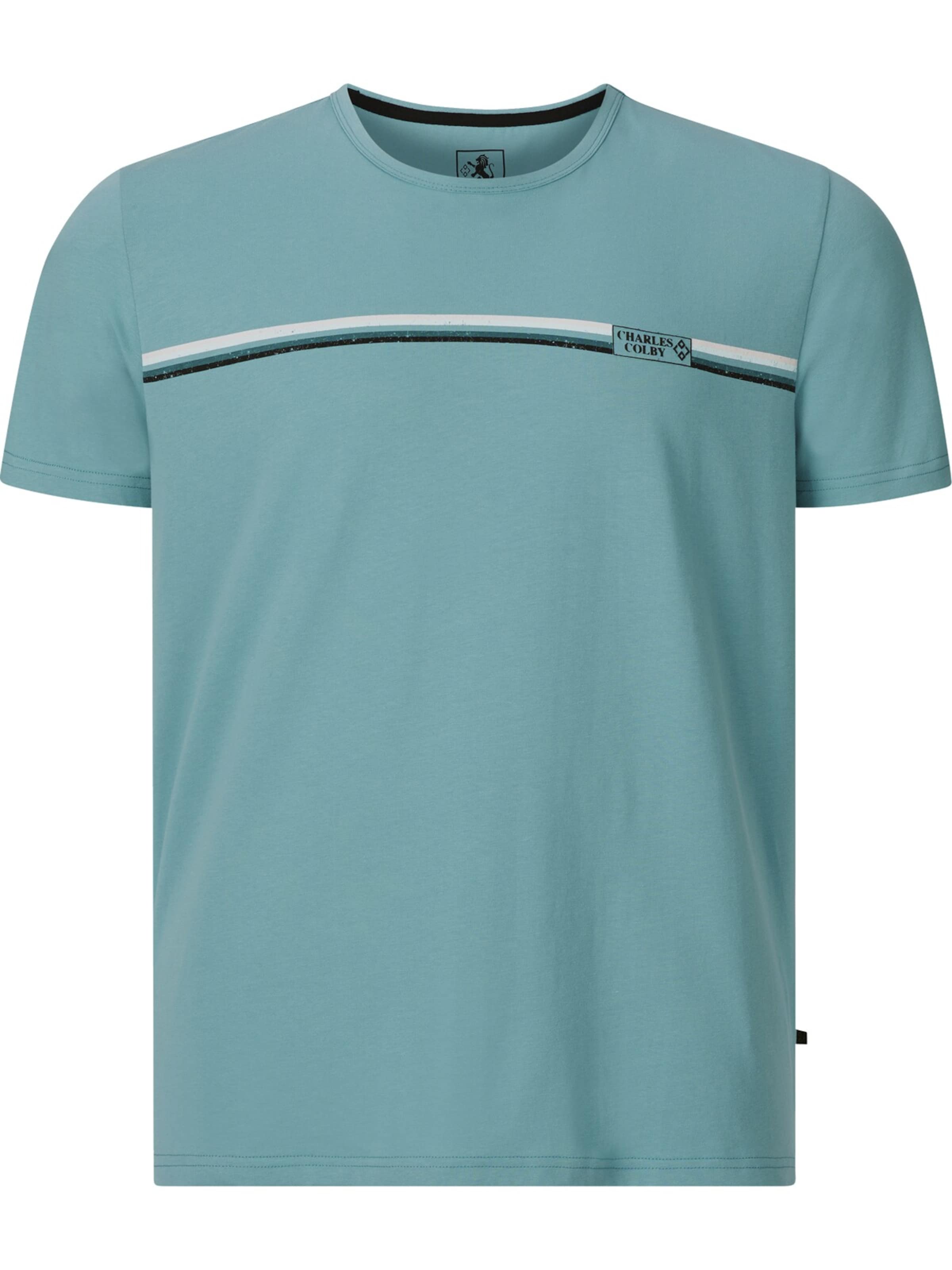 Charles Colby Funktionsshirt 'Earl Harripon ' in Blau: Vorderseite