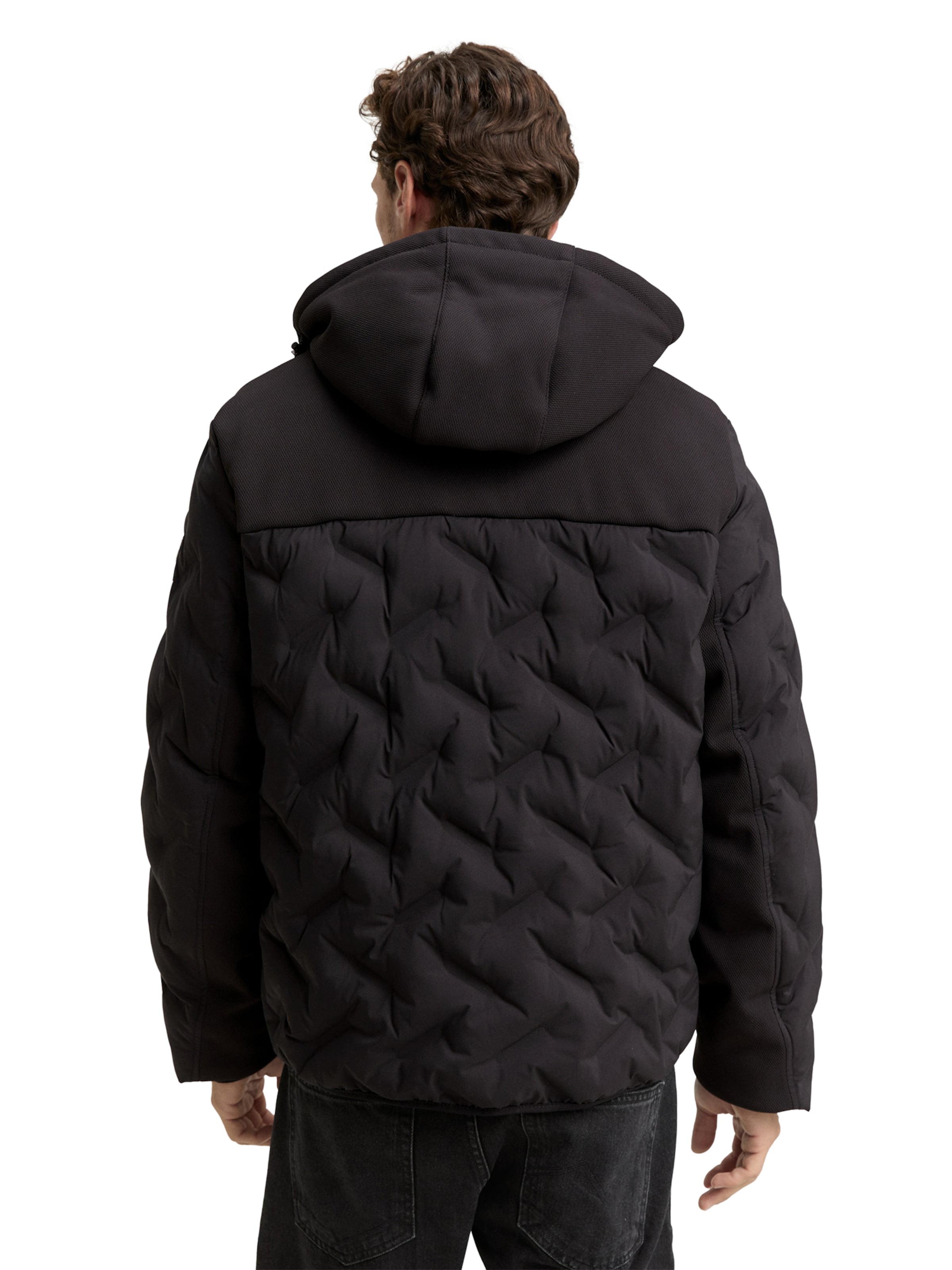 TOM TAILOR Зимно яке в черно