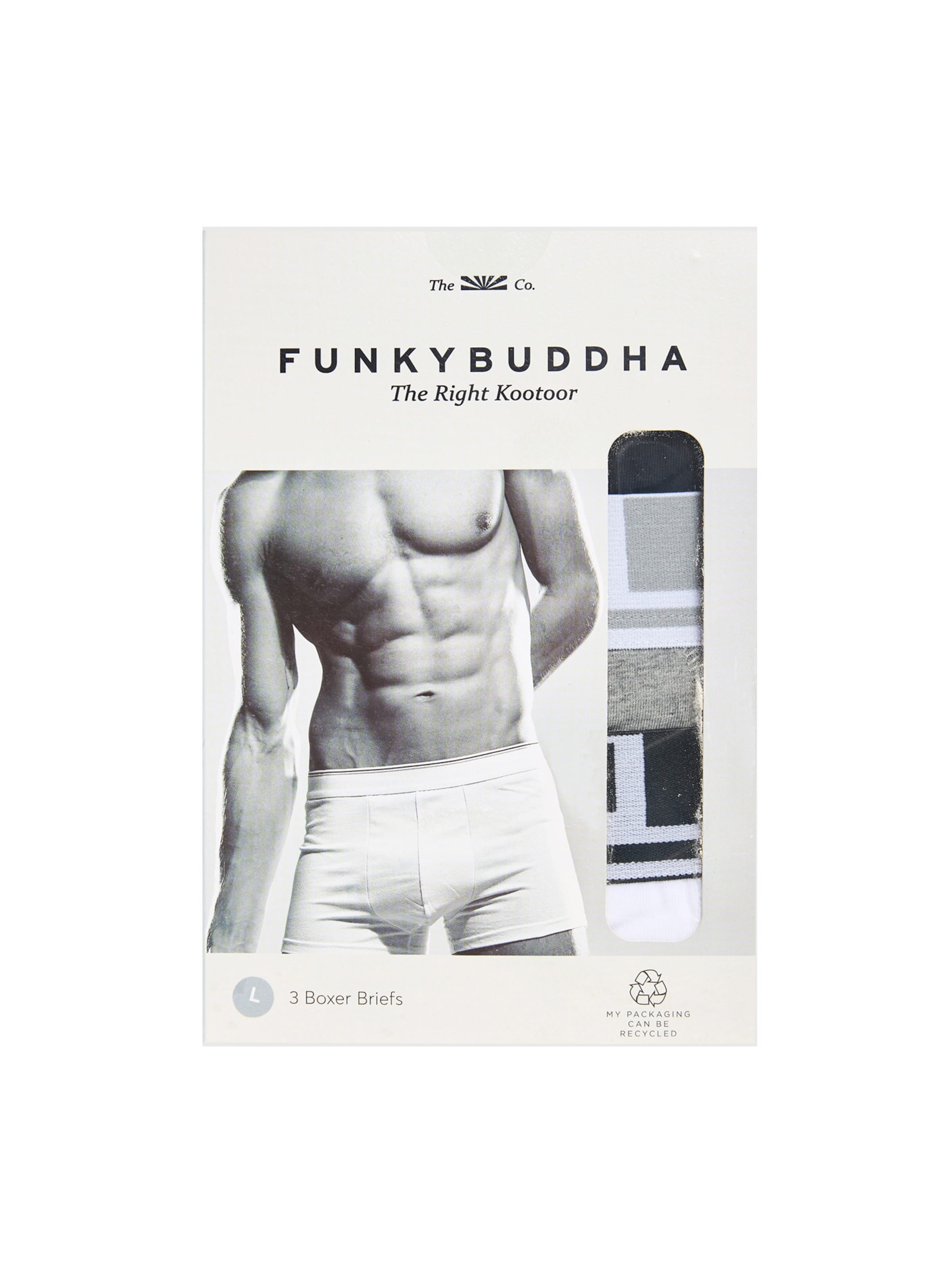 Funky Buddha Boxershorts i blandade färger