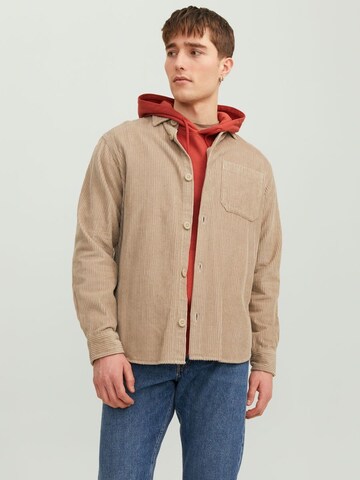 JACK & JONES Regular Fit Skjorte 'Kendrick' i beige: forside