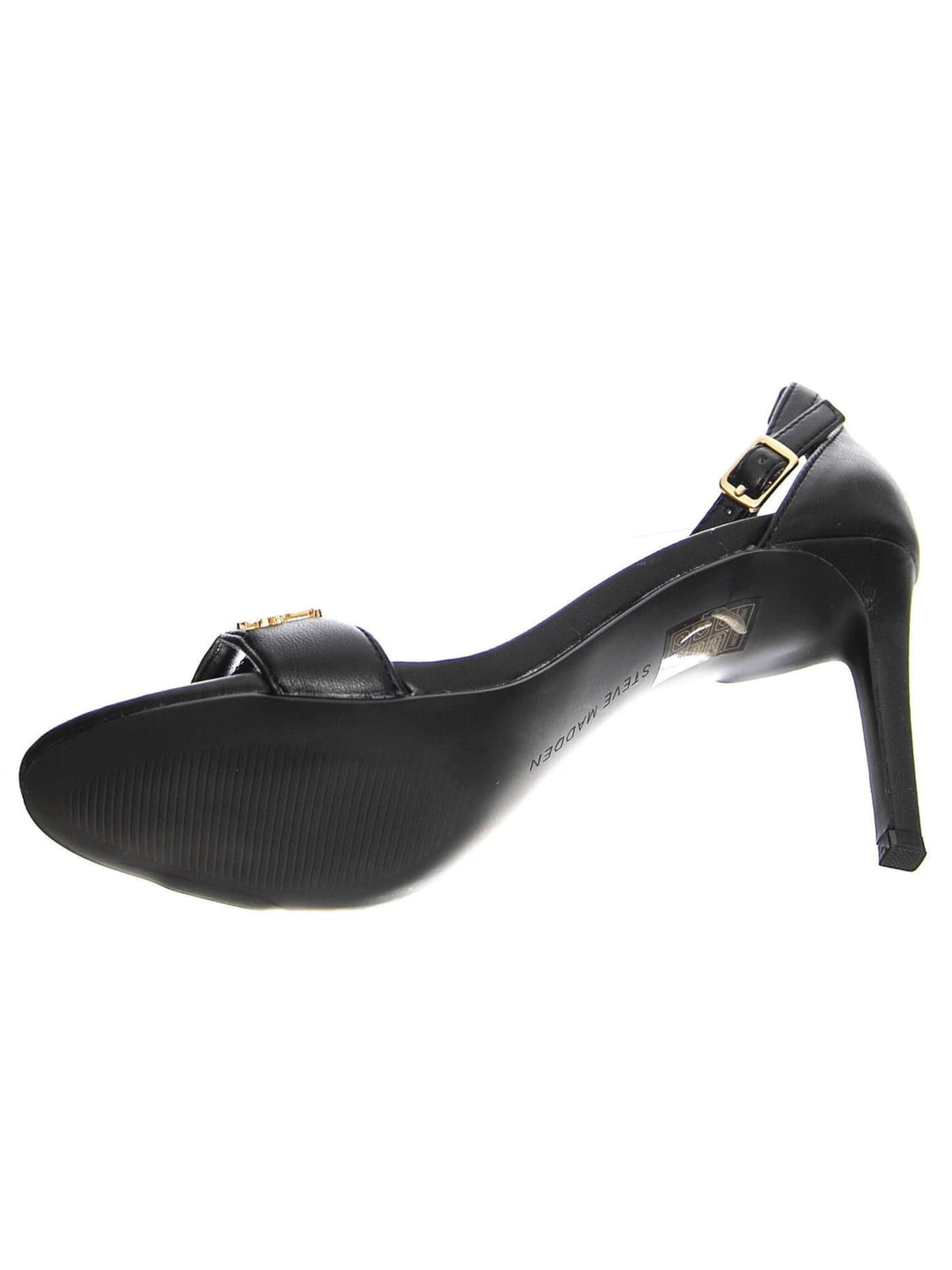 STEVE MADDEN Slingpumps 'Womens Jynelle Black Sandals' in Zwart