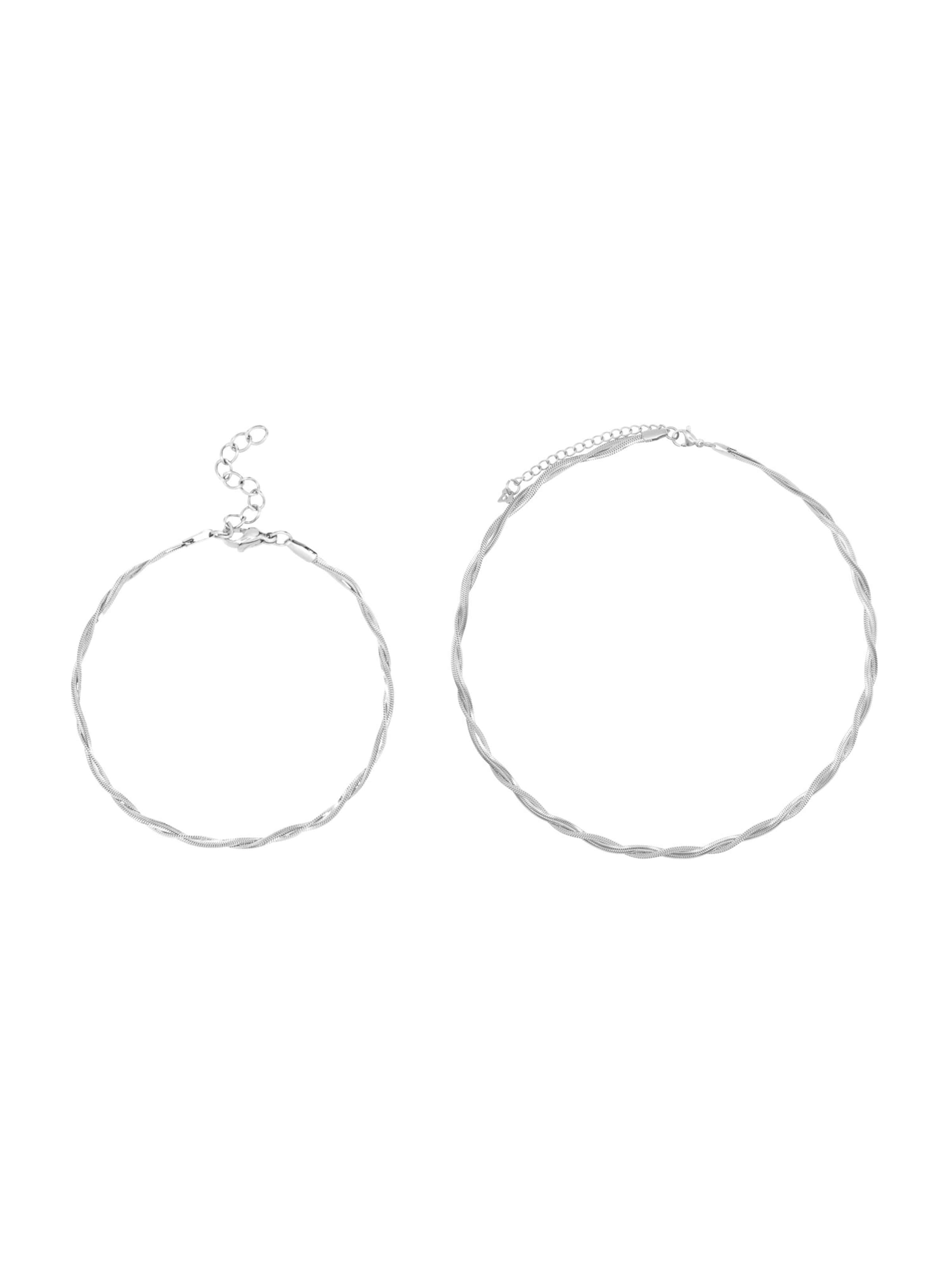 Heideman Set 'Selma' in Silber: Vorderseite