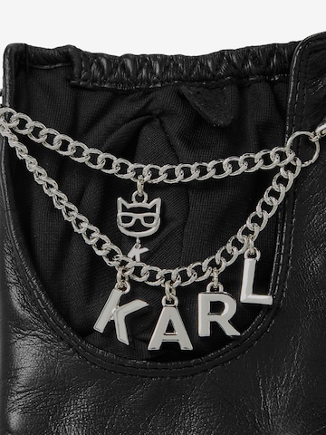 Karl Lagerfeld Short finger gloves in Black