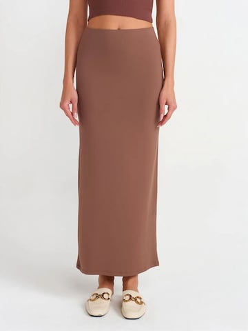 Dilvin Skirt in Brown