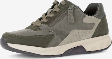 Gabor Rollingsoft Lace-Up Shoes in Green: front