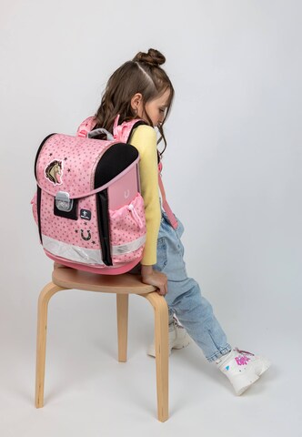 Belmil Backpack in Pink: front