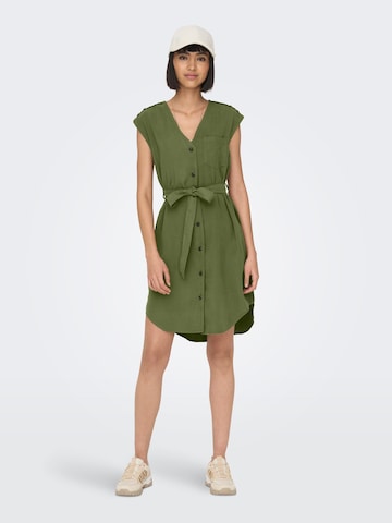 ONLY Платье-рубашка 'LARIS' в Зеленый