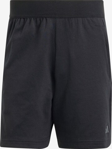 ADIDAS PERFORMANCE Regular Sportbroek in Zwart: voorkant