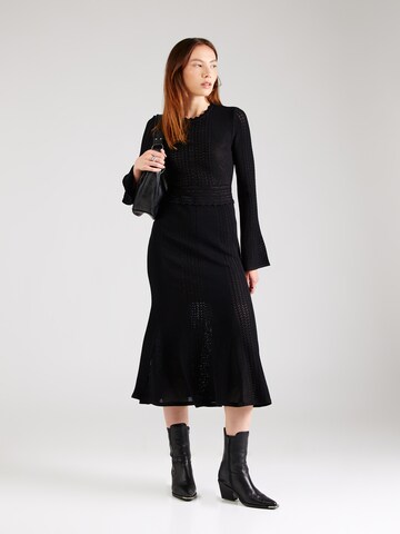 Twinset Knit dress in Black: front