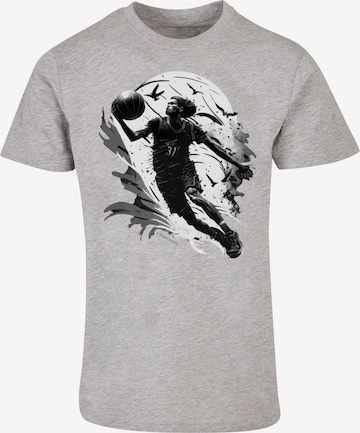 T-Shirt F4NT4STIC en gris : devant