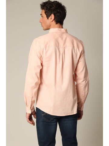 Coupe regular Chemise 'Sole' Deeluxe en orange