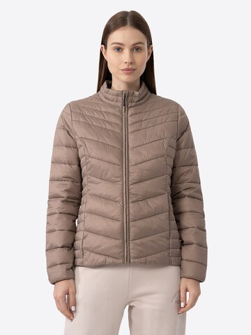4F Athletic Jacket in Beige: front