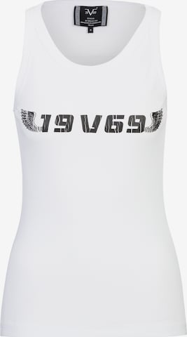 19V69 ITALIA Top 'Benicia Racing' in White: front