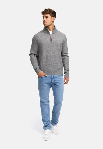 INDICODE JEANS Sweater 'INTrax' in Grey