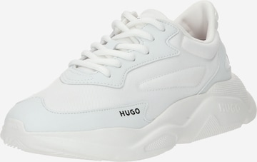 Sneaker bassa 'Leon' di HUGO Red in bianco: frontale