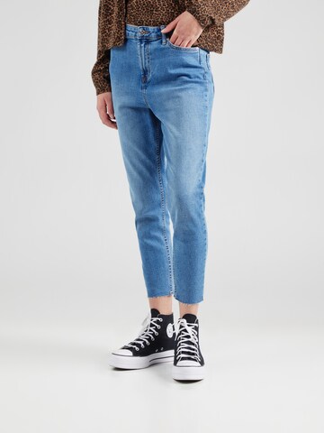 Miss Selfridge Tapered Jeans in Blue: front