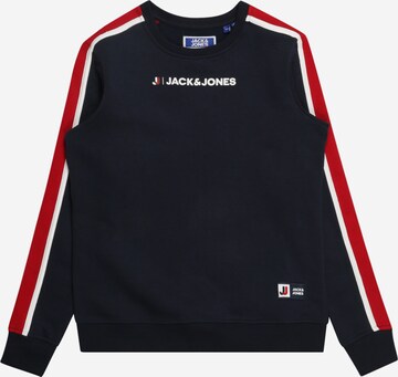 mėlyna Jack & Jones Junior Megztinis be užsegimo 'Logan': priekis