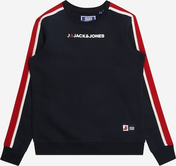 Jack & Jones Junior Μπλούζα φούτερ 'Logan' σε μπλε: μπροστά