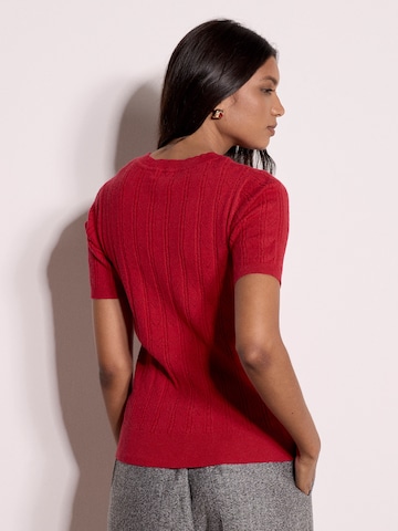 T-shirt ' ' Apricot en rouge