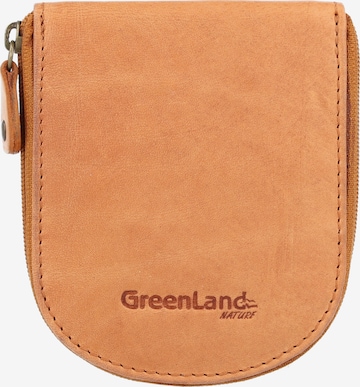 Porte-monnaies Greenland Nature en beige : devant