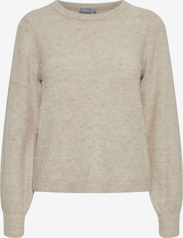 Fransa Sweater in Beige: front