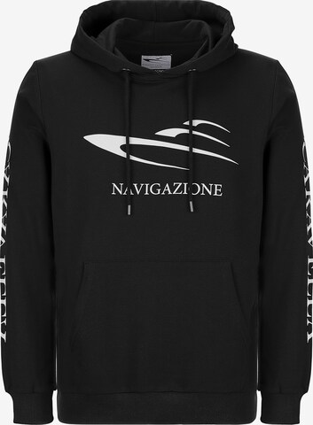 Sweat-shirt ' Kylie ' Edoardo Caravella en noir : devant