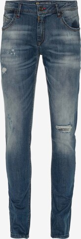 CIPO & BAXX Slimfit Jeans 'CD475' in Blauw: voorkant