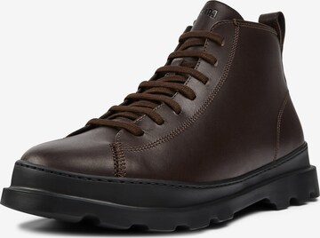 CAMPER Lace-Up Boots in Brown: front