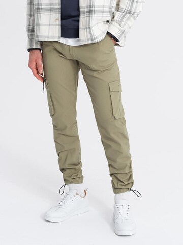 Ombre Regular Trousers in Green: front