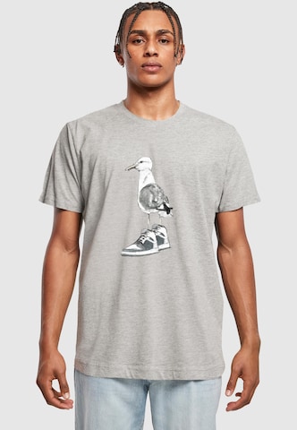 T-Shirt Mister Tee en gris : devant