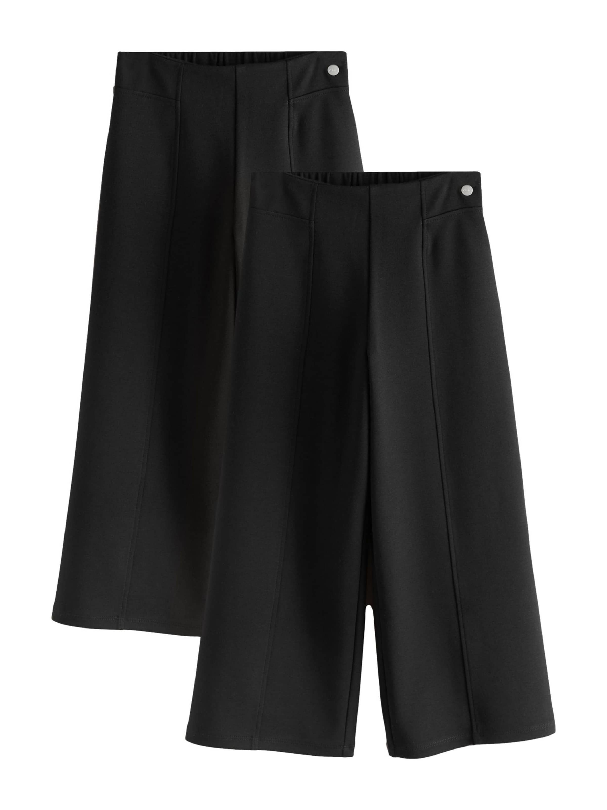 Wide Leg Pantalon CLARKS en noir : devant