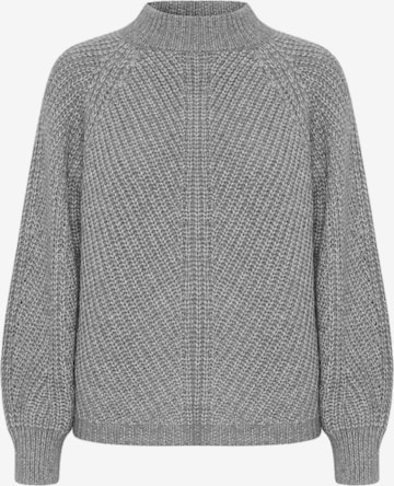 b.young Pullover 'OKSANA' in Grau: Vorderseite