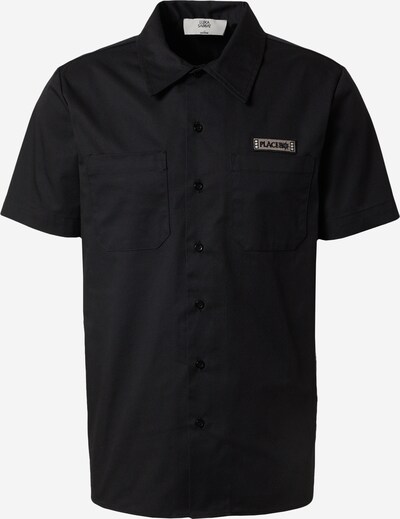 Luka Sabbat for ABOUT YOU Button Up Shirt 'Peer' in Basalt grey / Black, Item view