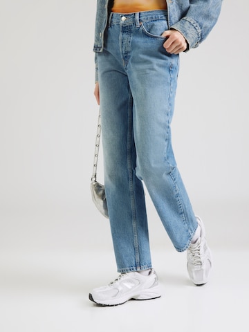 TOPSHOP Regular Jeans 'Runway' in Blue: front