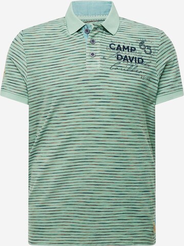 zaļš CAMP DAVID T-Krekls: no priekšpuses
