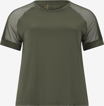 Q by Endurance Functioneel shirt 'Candian' in Groen: voorkant