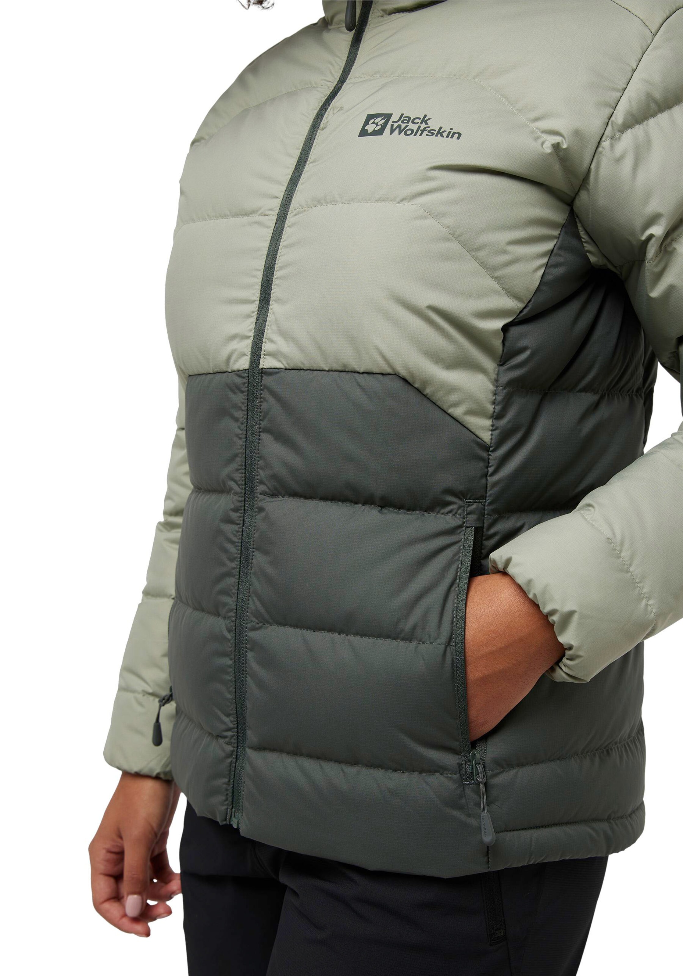 JACK WOLFSKIN Outdoor Jacket in Green