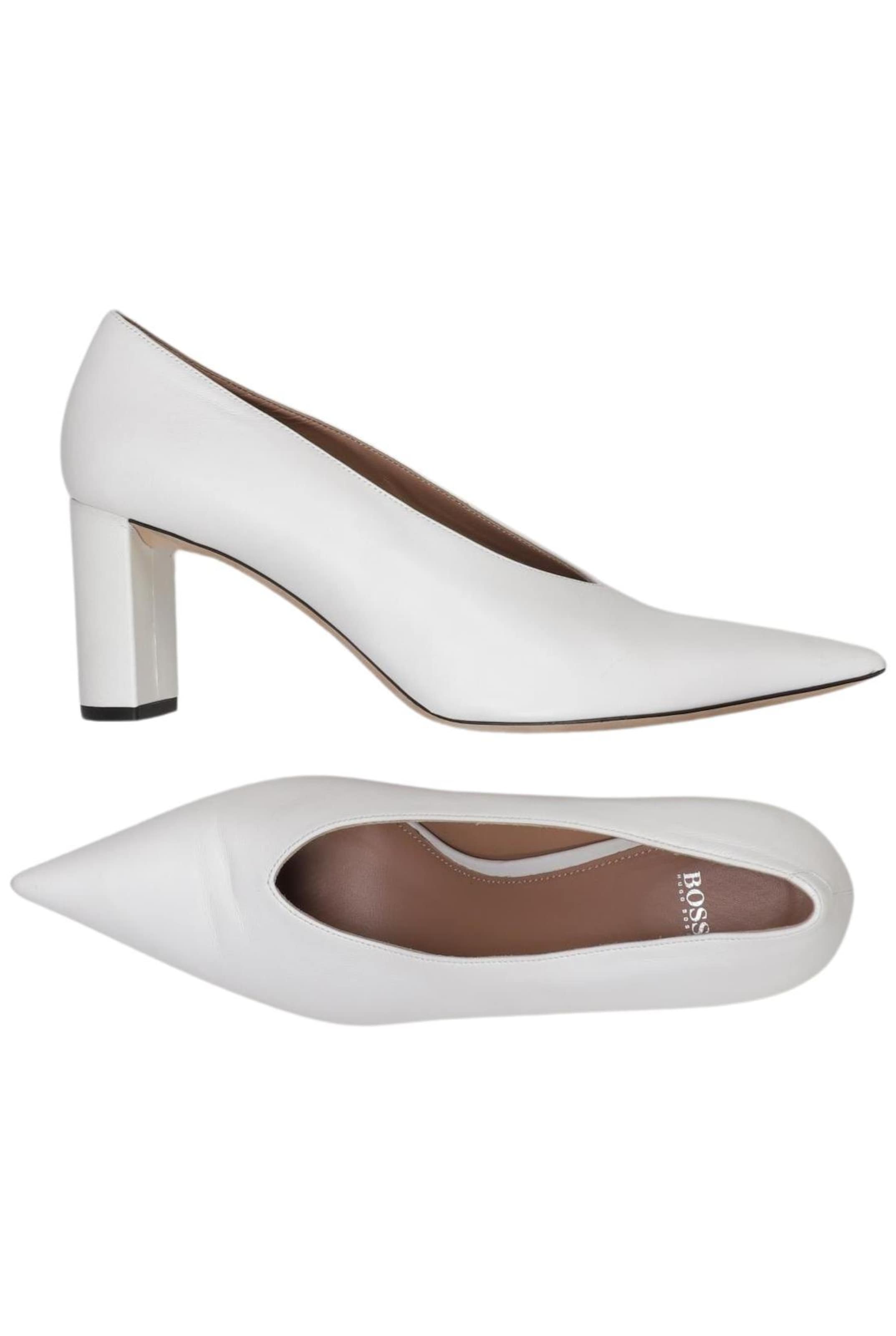 BOSS Black High Heels & Pumps in 39 in White: front
