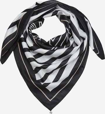 Foulard COMMA en noir : devant