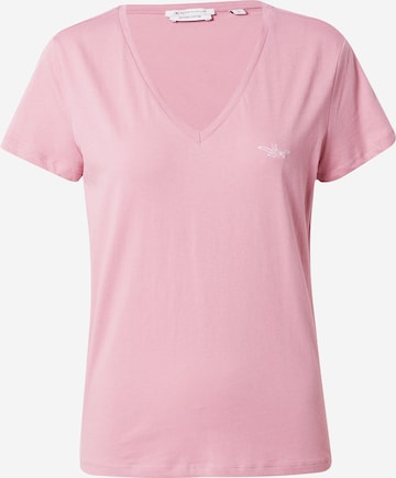 TOM TAILOR DENIM T-Shirt in Pink: predná strana