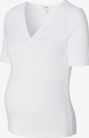 Esprit Maternity Shirt in White: front