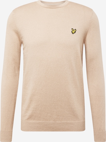 Lyle & Scott Genser i beige: forside