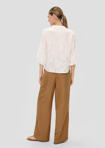 s.Oliver BLACK LABEL Wide Leg Hose in Braun