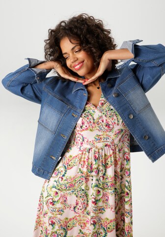 Aniston CASUAL Jacke in Blau: Vorderseite