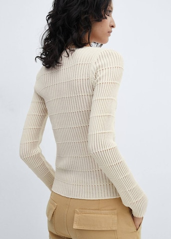 MANGO Pullover 'Peton' i beige