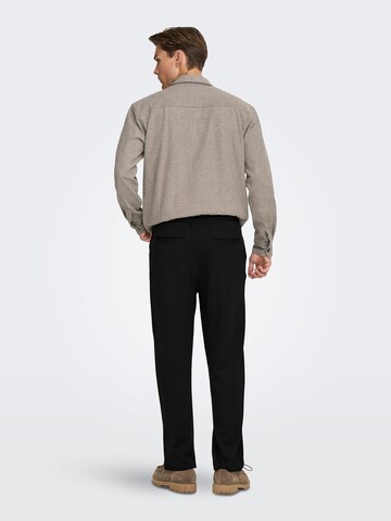 Only & Sons - Loosefit Pantalón 'ONSMARK' en negro