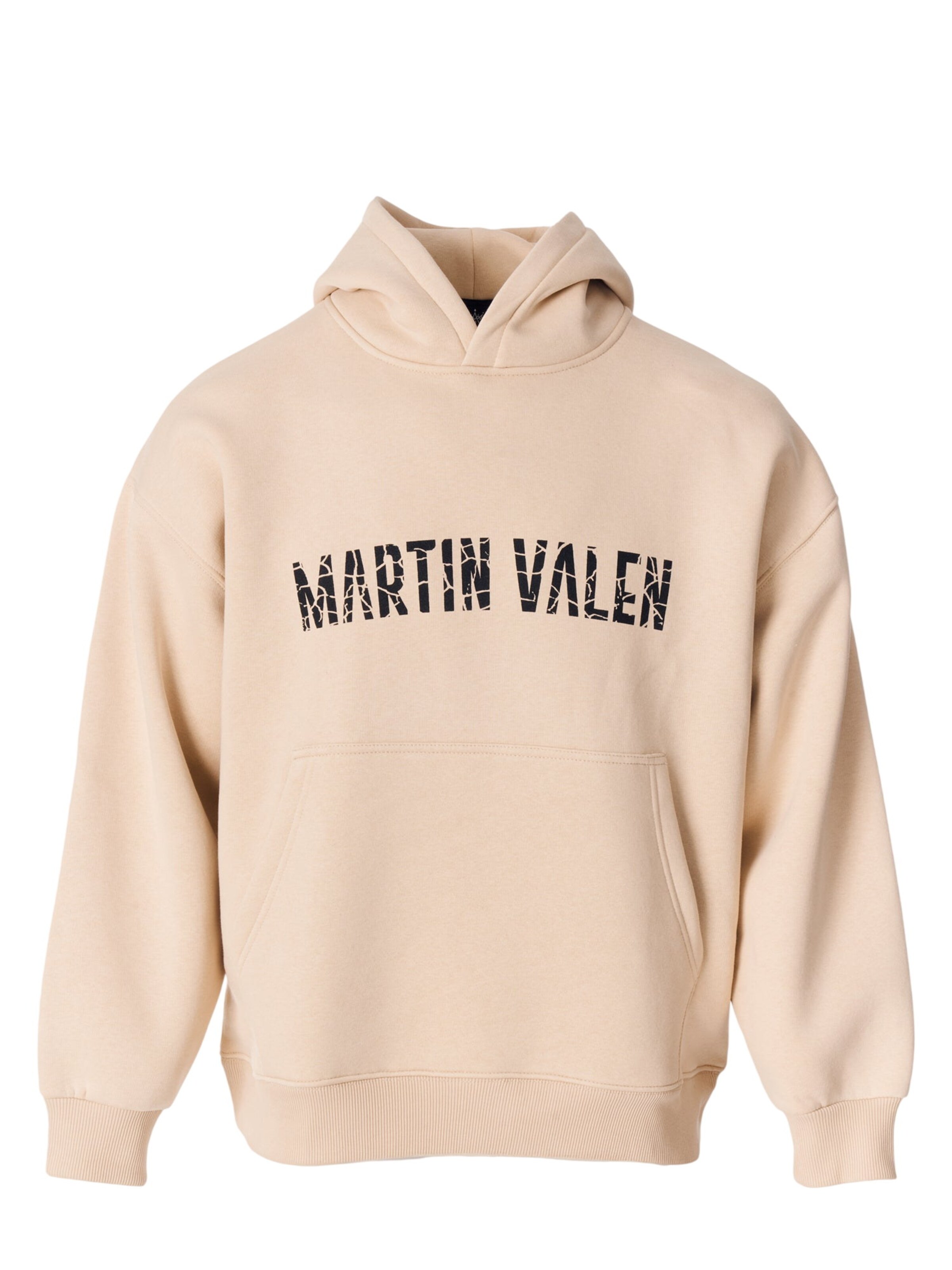 MARTIN VALEN Sweatshirt in Beige: voorkant