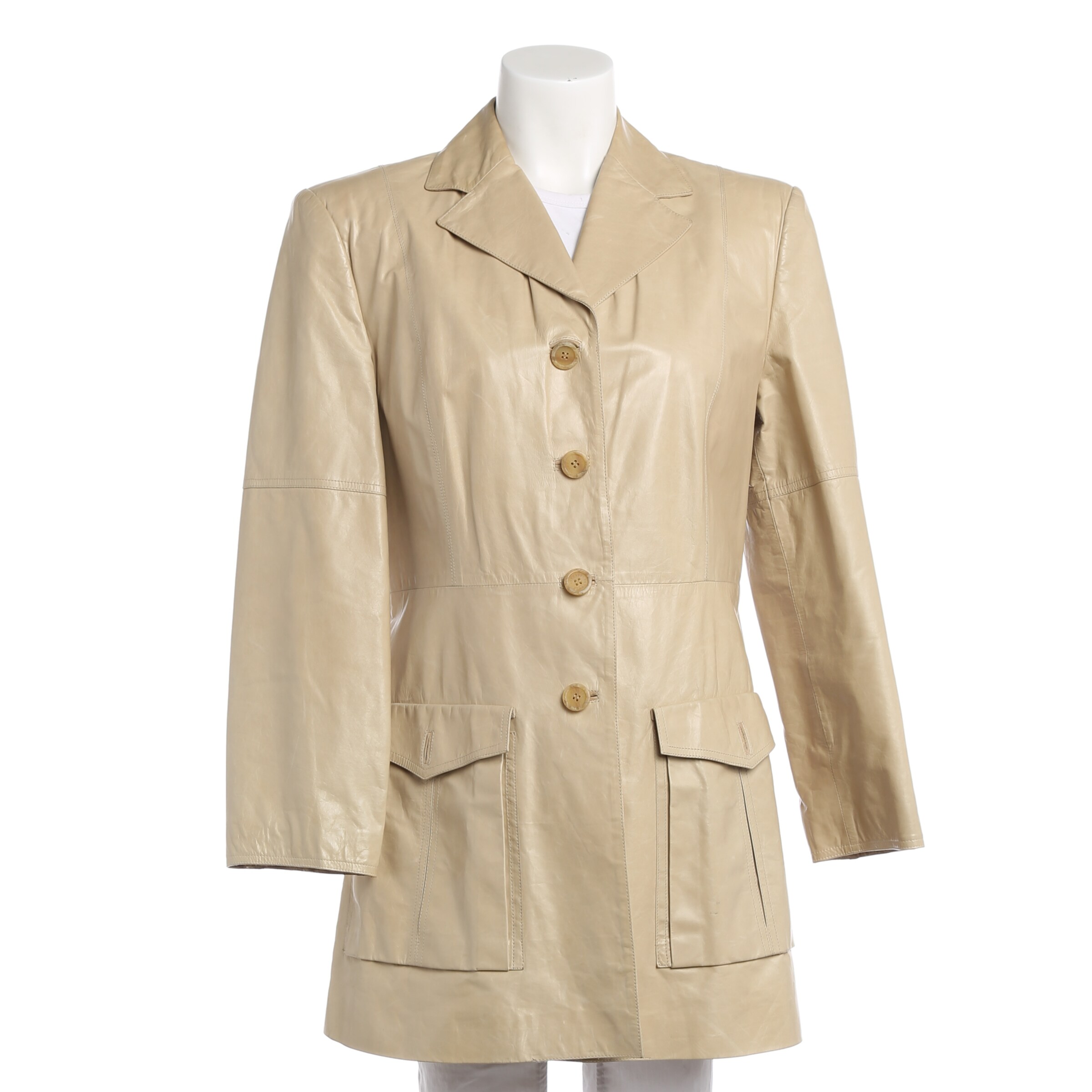 roberto cavalli Jacket & Coat in M in White: front