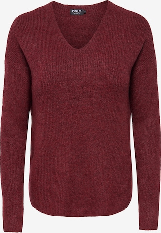 ONLY Neulepaita 'ONLCamilla' värissä punainen: etupuoli